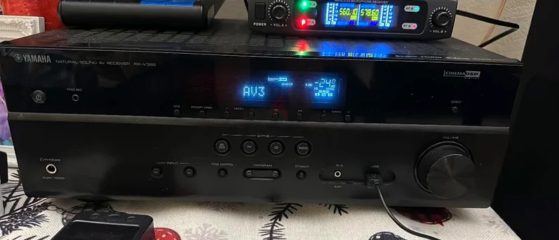 For Sale YAMAHA RX-V385 5.1-Channel 4K Ultra HD AV Receiver with Bluetooth63264094084993112