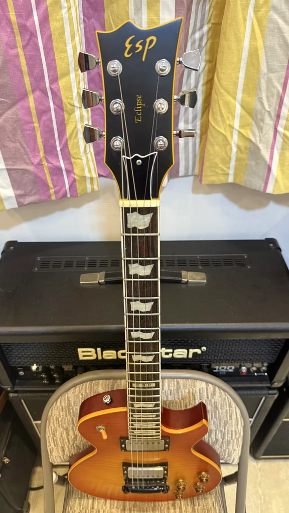 Sale or Trade ESP Eclipse II Honeyburst 4 Knobs 2010 (Rare Model)63174804366978113