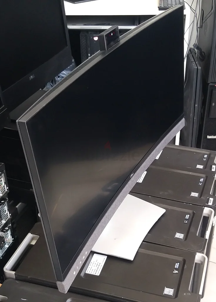 شاشة منحنية بحجم 34 بوصة بدقة 2K من ديل، نوع IPS بدون إطار، موديل C3422WE بدقة QHD، لوحة عرض LED مع كاميرا ومكبر صوت63166656353921114