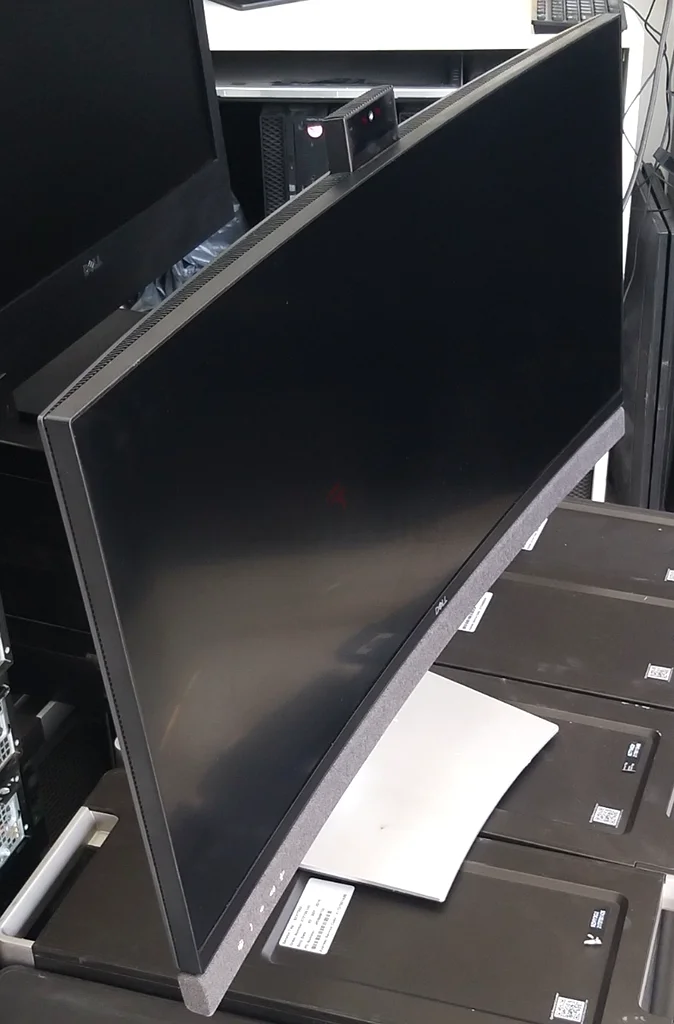 شاشة منحنية بحجم 34 بوصة بدقة 2K من ديل، نوع IPS بدون إطار، موديل C3422WE بدقة QHD، لوحة عرض LED مع كاميرا ومكبر صوت63166656353921112