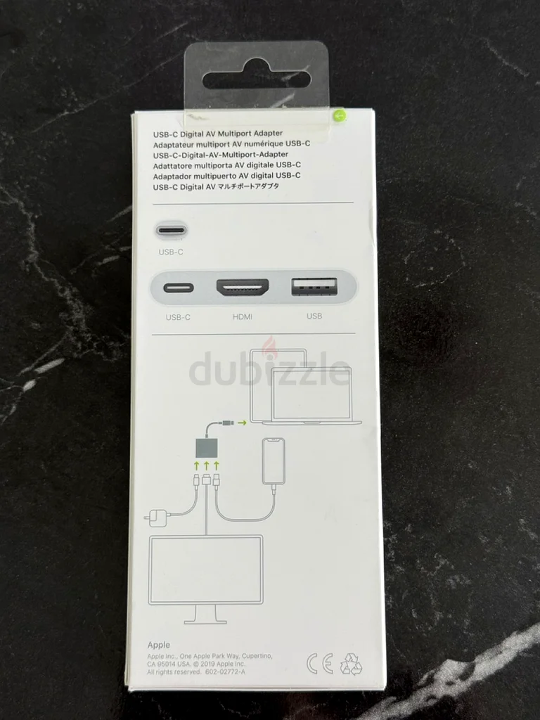 NEW Apple USB-C Digital AV Multiport Adapter63222342704643111
