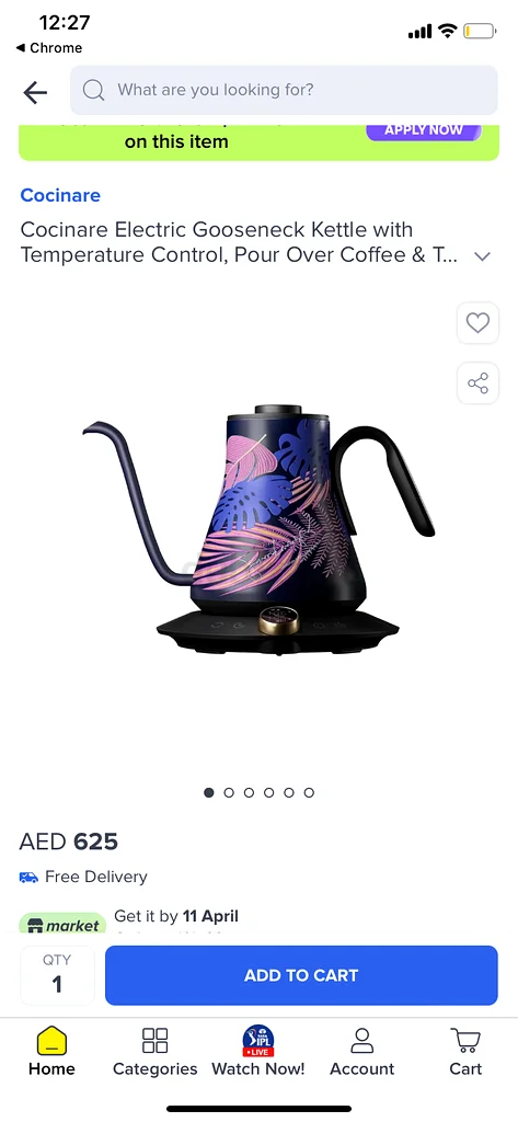 cocinare flow gooseneck kettle63252434739203114
