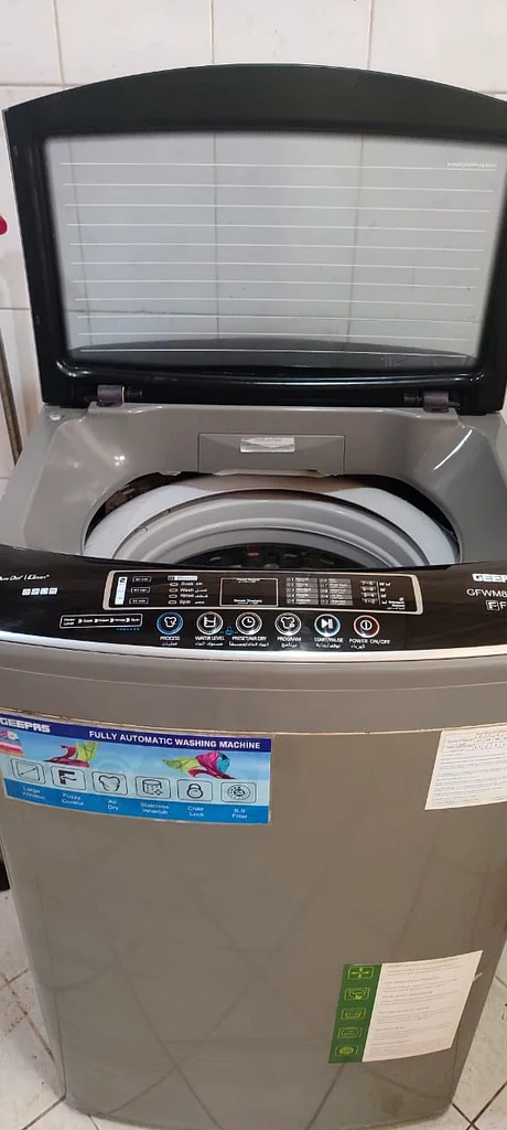 Geepas Fully Automatic Washing Machine - Efficient and Stylish 8 KG Top Loading63169940100865111