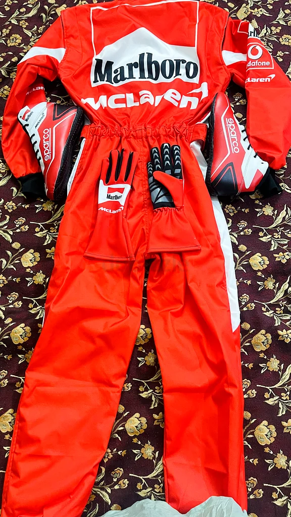 Authentic Marlboro McLaren Racing Suit  Gloves - Size M632401306924821110