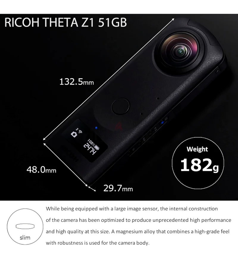 RICOH Theta Z1 51GB 51 Gigabytes63173507541122112