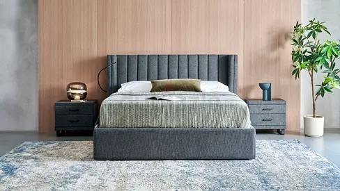 Elegant Gray  Hydraulic Bed  160*200 king size