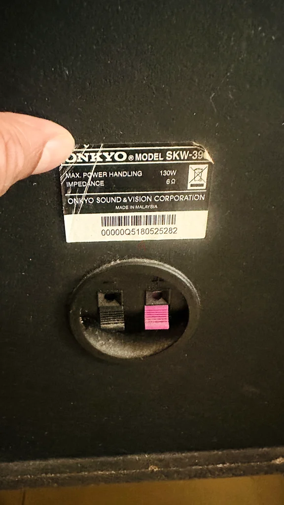 Onkyo Subwoofer for Sale (Requires amplifier)63261277384066111