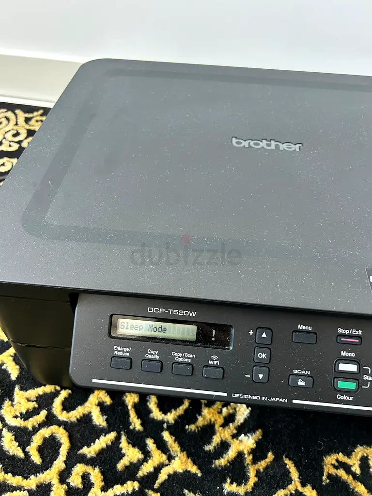 طابعة لاسلكية من براذر (DCP-T520W) للبيع - مستعملة قليلاً، وبحالة ممتازة
