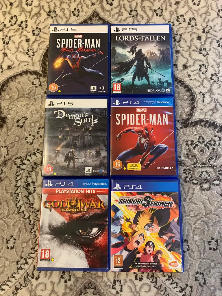 Ps5 and ps4 games mix