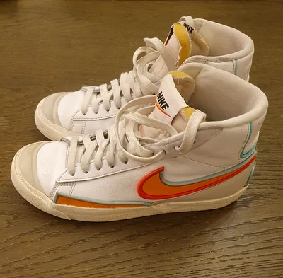 Nike Blazer Mid 77 Infinite White Kumquat Size 35 dubizzle Dubai