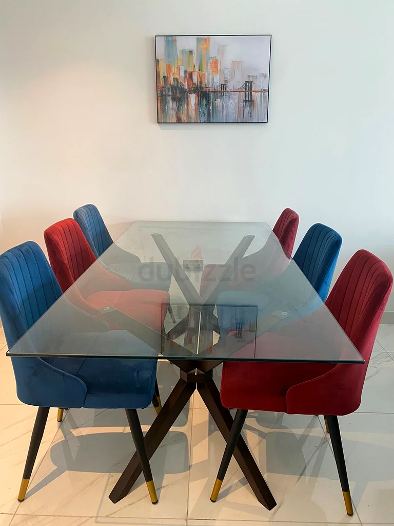 طاولة طعام فاخرة طاولة طعام فاخرة مع 6 كراسي62864708032514111