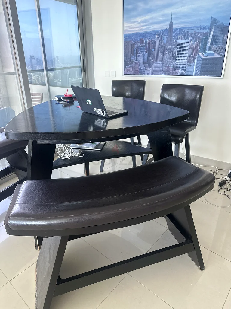 طاولة طعام عالية للمنزل الحديث مع مقعد وكراسي62864708713986111