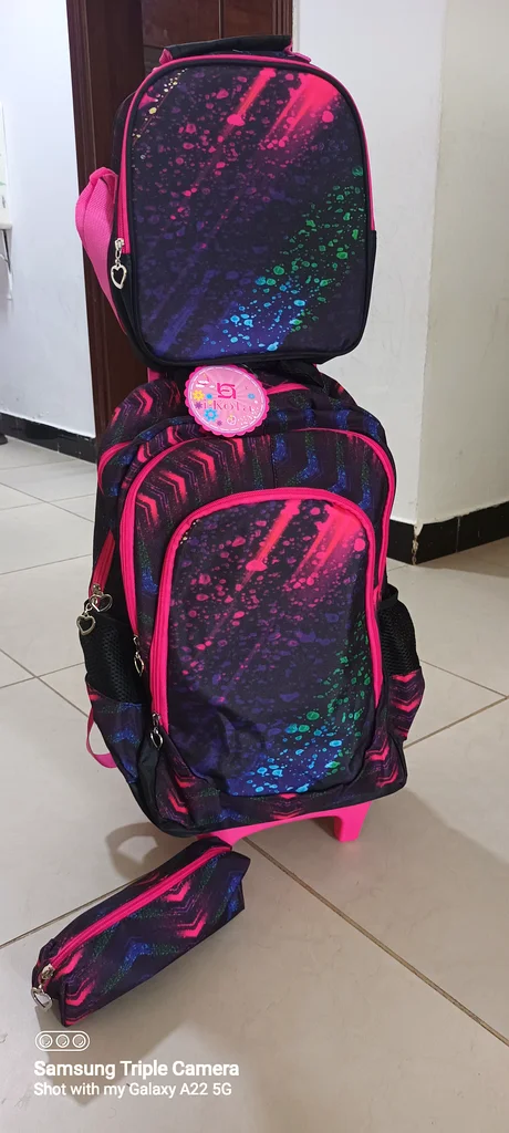 Vibrant Childrens Backpack with Pouch - Perfect for School!632058890746901119