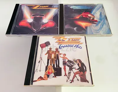 3 ZZ Top Music CD’s