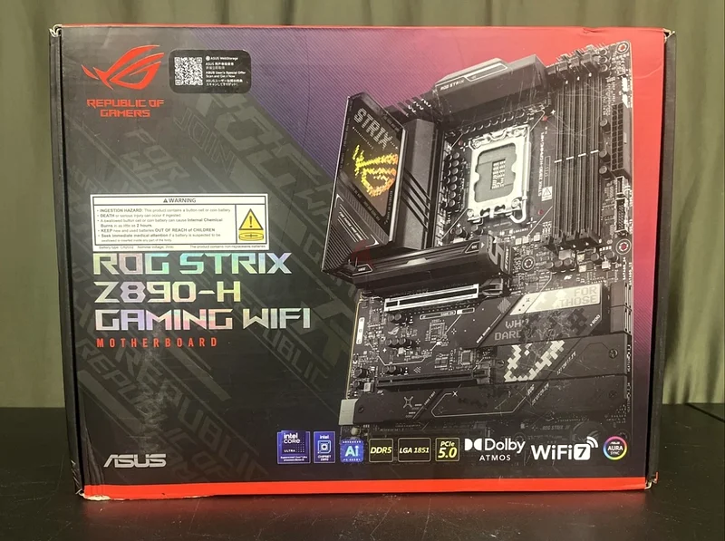 ASUS ROG STRIX Z890-H GAMING WIFI Motherboard - Perfect for Your Next Build!632571154973471118