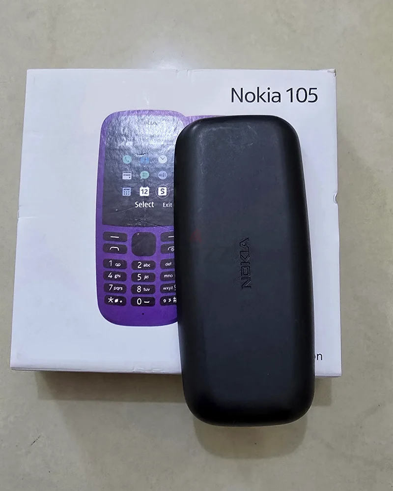 هاتف نوكيا 105 ثنائي الشريحة مع علبة وشاحن63214899136898112