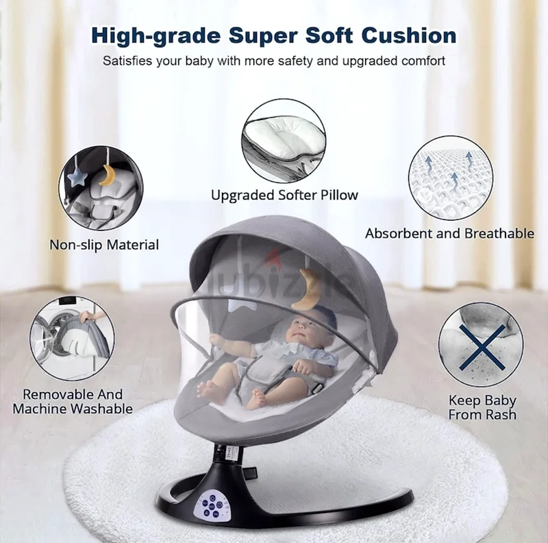 Comfortable Baby Rocker with Toy Bar63204858188929112