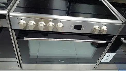 Beko GM17300GXNS 90 X 60 cm 5 Zones Ceramic Cooker Stainless Steel | FREE DELIVERY | INSTALLATION