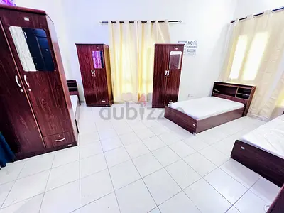 VIP Bed Space @ 1500 AED (Including Dewa Wifi Cleaning  Gas) Centralized AC Flat Near Metro