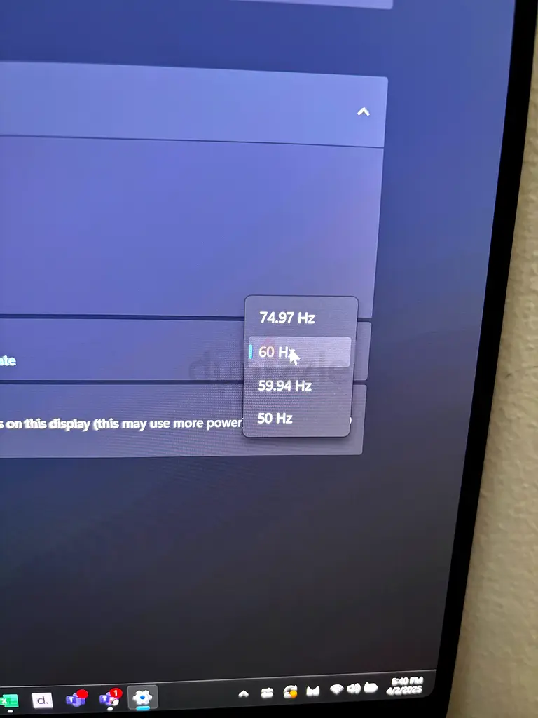 HP 24F monitor 75HZ
