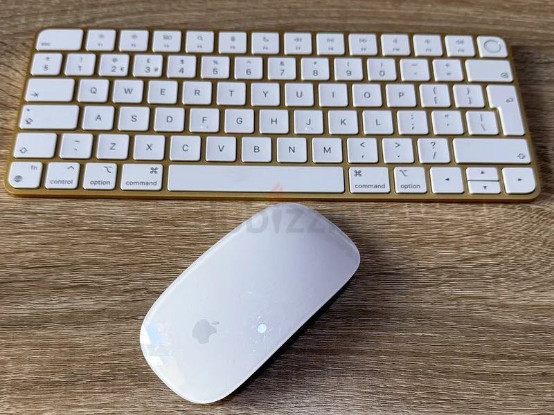 لوحة مفاتيح Apple Magic 3 مع ميزة Touch ID (نسخة محدودة باللون الذهبي) مع ماوس Magic 263254495887107113