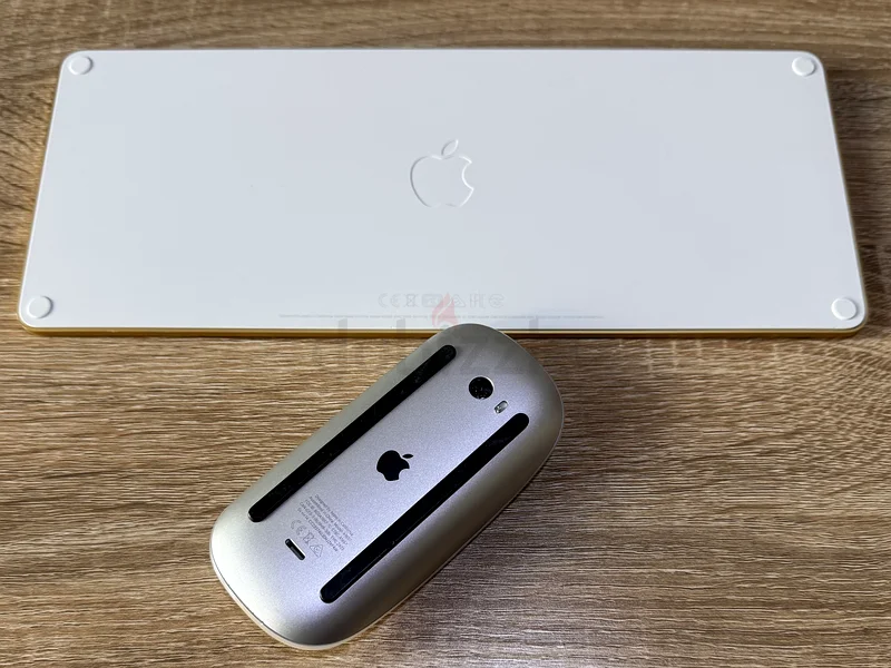 لوحة مفاتيح Apple Magic 3 مع ميزة Touch ID (نسخة محدودة باللون الذهبي) مع ماوس Magic 263254495887107112