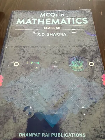 Rd sharma class 12 MCQ book