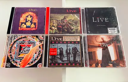 6 Live Music CD’s