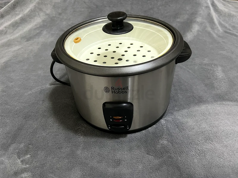 جهاز طهي الأرز من راسل هوبس مع طنجرة بخار – 1.8 لتر63255004266881111