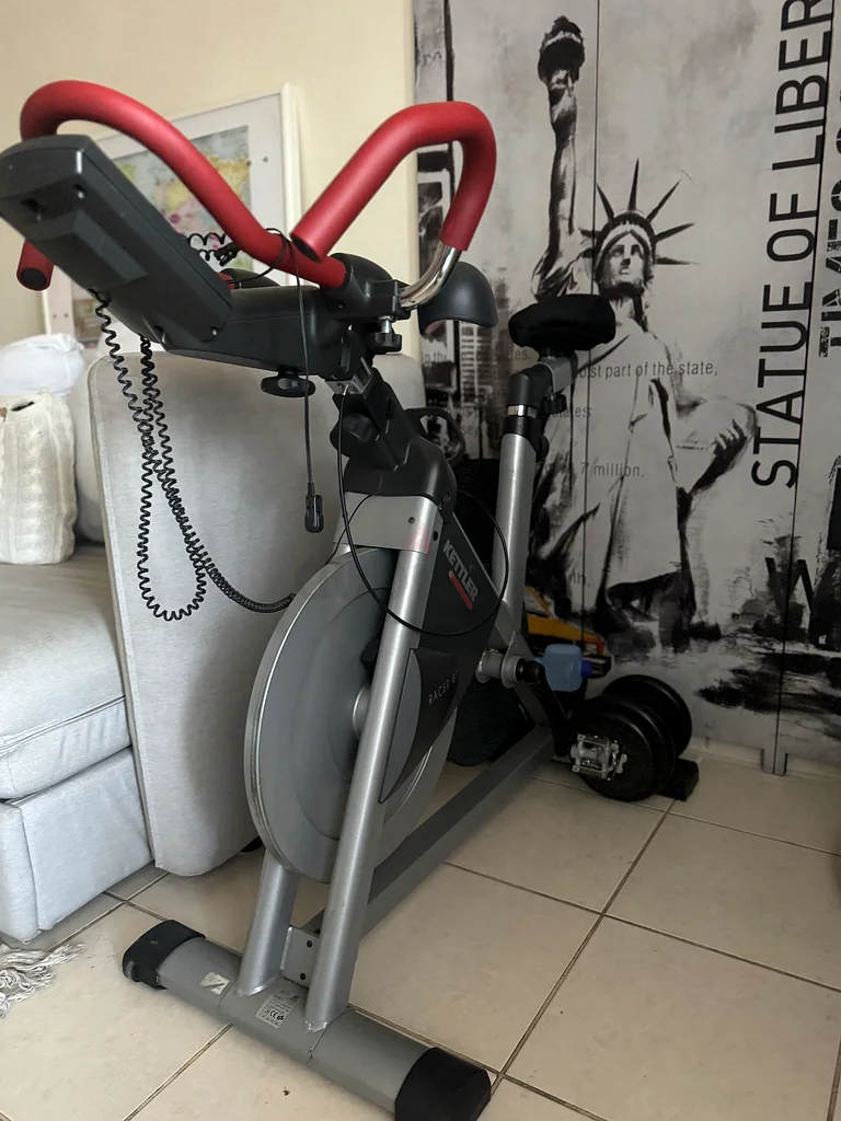 Kettler Racer GT Magnetic Cycle /Spinning bike 18kg flywheel