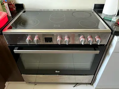 Teka 5 Burner Cooker With Vitro Ceramic Hob And Multifunction Electric Oven FREE DELIVERY +WARRANTY