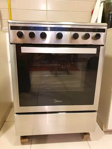 MIDEA4-HOBS-ELECTRIC-COOKER-WITH OVEN 6060DME4R109 FREE DELIVERY +WARRANTY