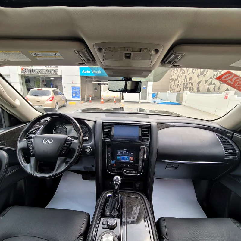 إنفينيتي QX80، 2020، فاخرة، أسود، فتحة سقف، دفع رباعي، 883563222808603906113