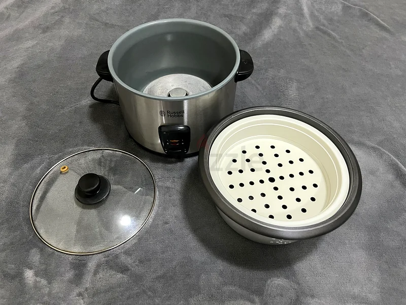 جهاز طهي الأرز من راسل هوبس مع طنجرة بخار – 1.8 لتر63255004266881113