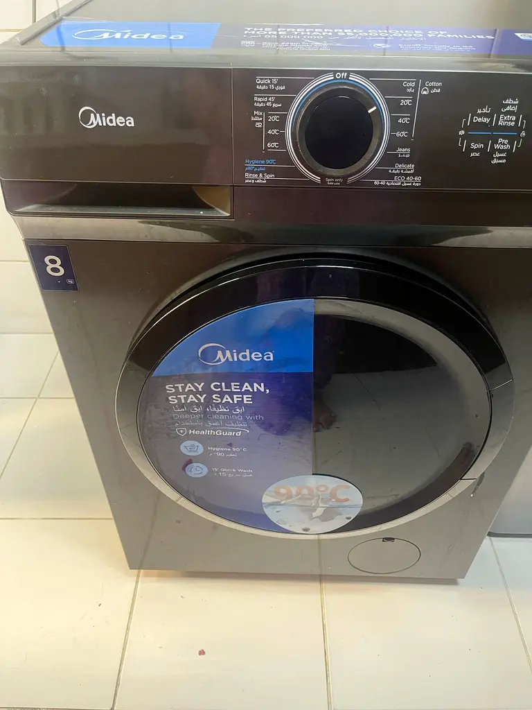 Midea 8KG Front Load Washing Machine 500 AED