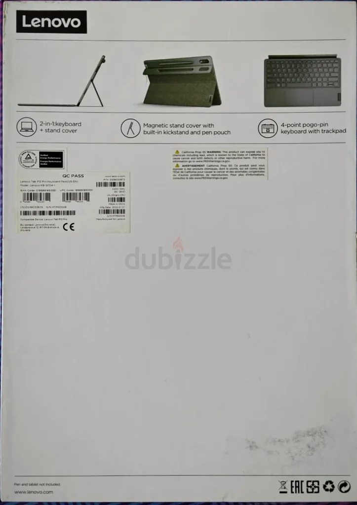 Lenovo Keyboard Pack for Tab P12 Pro63254497586561112
