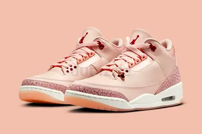 Air Jordan 3 Retro Valentines Day Treat Yourself - Dusty Pink