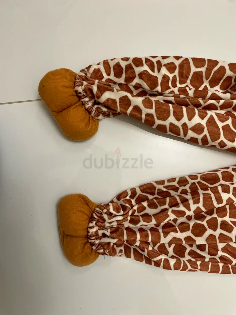 Giraffe Shaped Comfy Onesie Brown/White63239078390401112