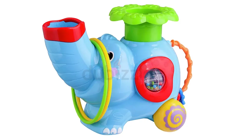 Chad Valley Musical Ball Pop Elephant – Toddler Toy with Lights  Motion63205356603649112