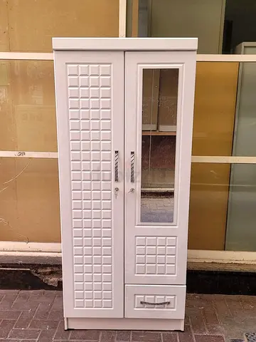 Sleek White Wardrobe with Modern Design