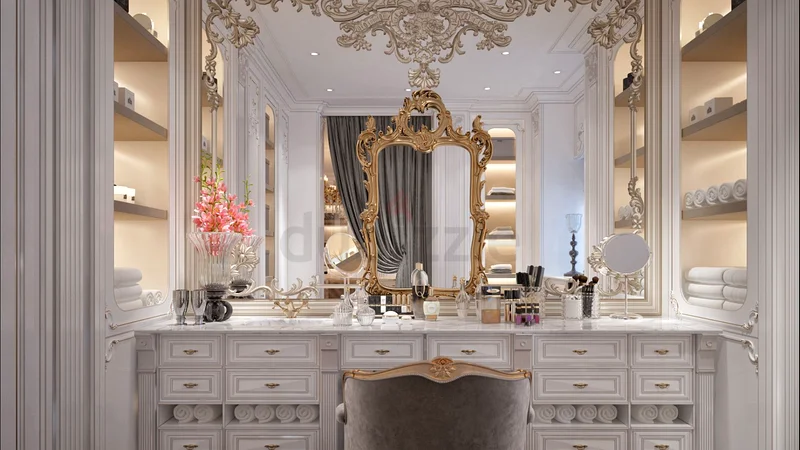 زخرفة وتصميم غرفة تبديل الملابس حسب الطلب | تصميم داخلي62931688790275111