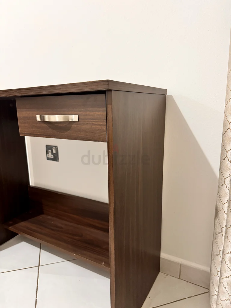 Wooden Study Table with Drawer and Chair (1 person)63219827057410111