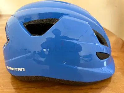 Protect Your Head with the Stylish Spartan Blue Helmet!