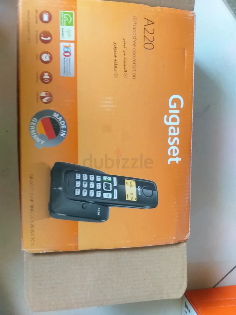 جيجاست A270 - هاتف أرضي منزلي مريح بشاشة مضاءة و جيجاست A27063262403586306112