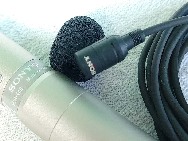 Sony ECM-44B Omnidirectional Lavalier Microphone632560646577941124