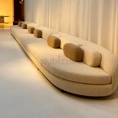 Modern Cozy Curved Sofa