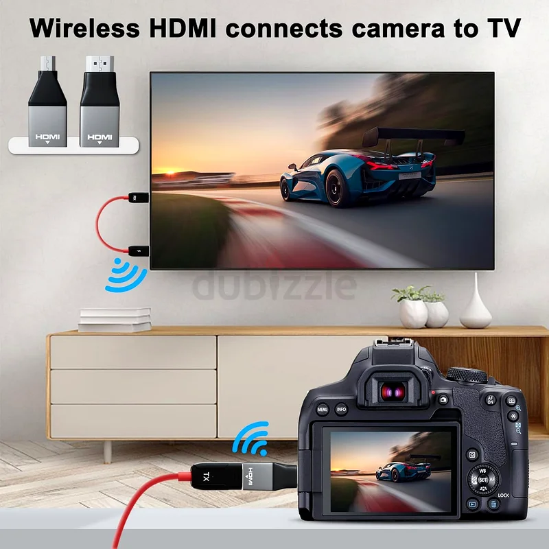 جهاز إرسال واستقبال HDMI لاسلكي، ممتد HDMI لاسلكي 1080 بكسل يدعم 2.4/5 جيجاهرتز63260749239554112