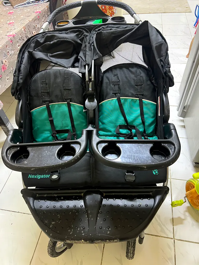 Durable Double Jogging Stroller for Active Parents!63205356697473111