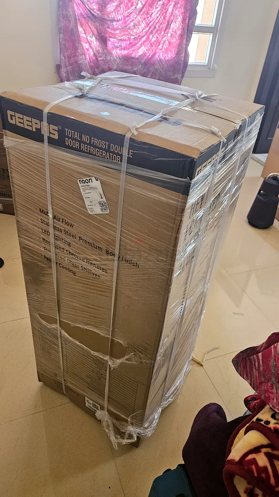 Premium Geepas Double Door Refrigerator - 250L, No-Frost!63251347557634111