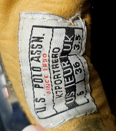 Us polo assn footwear for sale (navy blue)